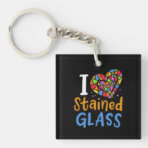 Stained Glass Stained Glass Artist Key Ring