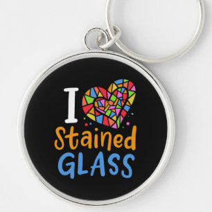 Stained Glass Stained Glass Artist Key Ring