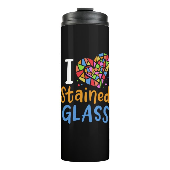 Stained Glass Stained Glass Artist Thermal Tumbler (Front)