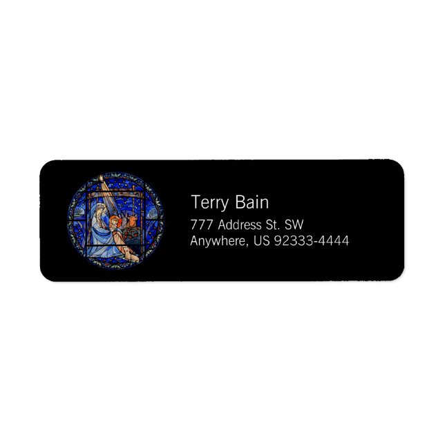 Stained Glass Stye Nativity (Front)