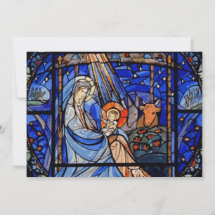 Stained Glass Style Nativity