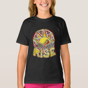 Stained Glass Sun Rise ~ Uplifting Message Graphic T-Shirt