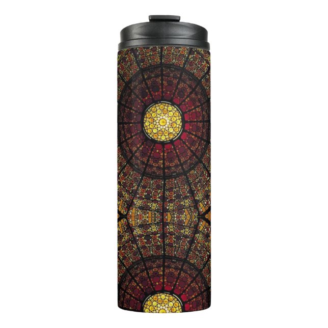 Stained Glass Thermal Tumbler (Front)