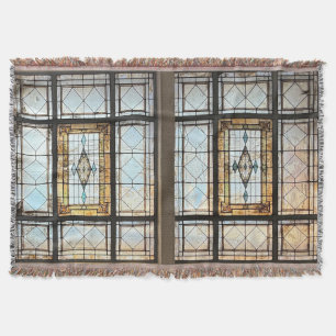 Stained Glass Throw Blanket