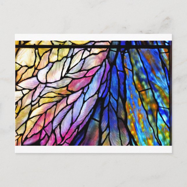 Stained Glass, Tiffany - Style,  Postcard (Front)