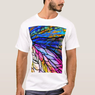 Stained Glass, Tiffany - Style, T-Shirt