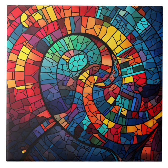Stained Glass  Tile (Front)