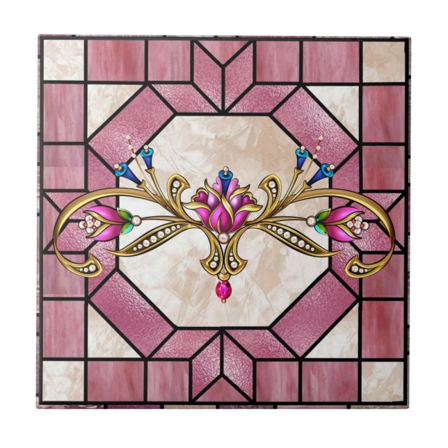 Stained Glass Tile Design - SRF (Front)