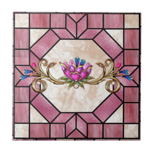 Stained Glass Tile Design - SRF