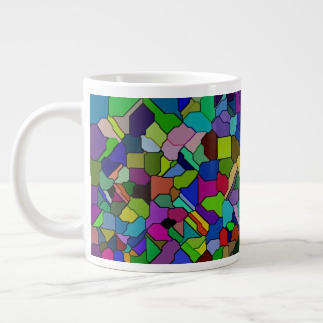 Stained Glass Tilted Tile 20oz Mug (Left)