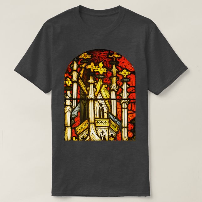 Stained Glass Window 3 of T-Shirt (Design Front)