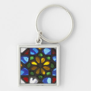 Stained glass window inside the National Key Ring