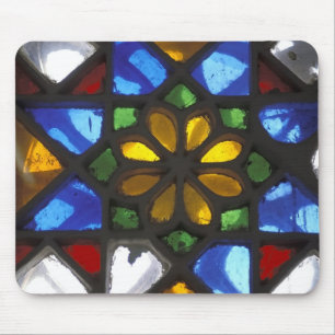 Stained glass window inside the National Mouse Pad