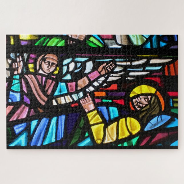 stained glass window jigsaw puzzle (Horizontal)