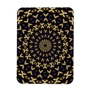 Stained Glass Window Kaleidoscope 11 Magnet