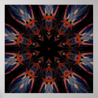 Stained Glass Window Kaleidoscope 12