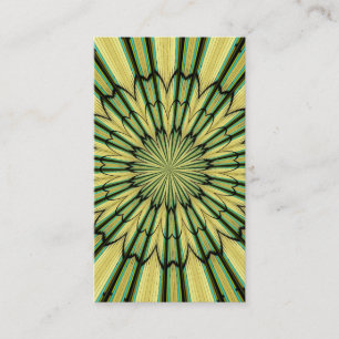 Stained Glass Window Kaleidoscope 20 Business Card