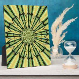 Stained Glass Window Kaleidoscope 20 Plaque