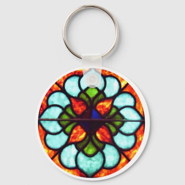 Stained Glass Window Key Ring (Front)