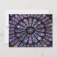 Stained Glass Window, Notre Dame, Paris