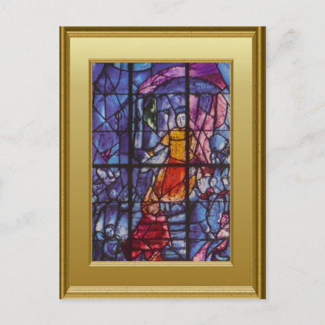 Stained glass window postcard (Front)