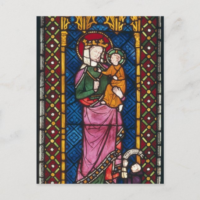 Stained Glass Window Postcard (Front)
