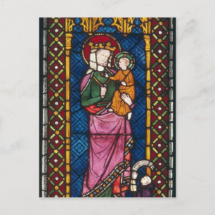 Stained Glass Window Postcard