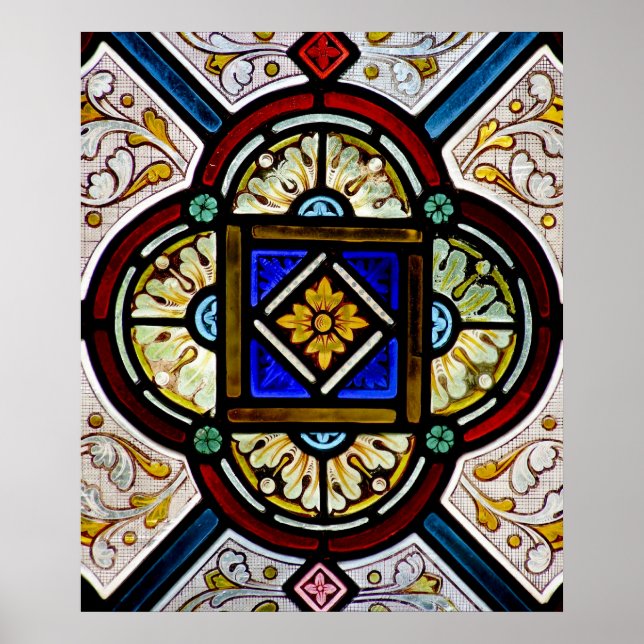 Stained Glass Window Poster (Front)
