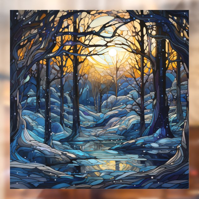 Stained Glass Winter Woods (Sheet 2)