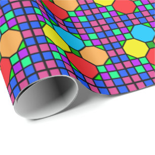 Stained Glass Wrapping Paper