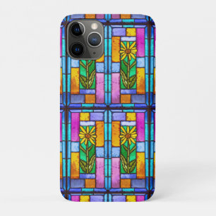 Stained Glass Yellow Daisy Case-Mate iPhone Case