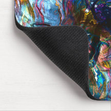 Stained 'heavy paints' overlapping in mix colourfu