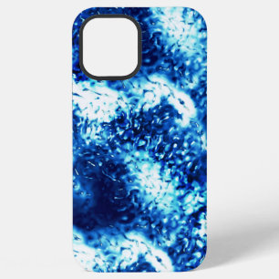 Stained showy blue looks like frosted glass iPhone 12 pro max case