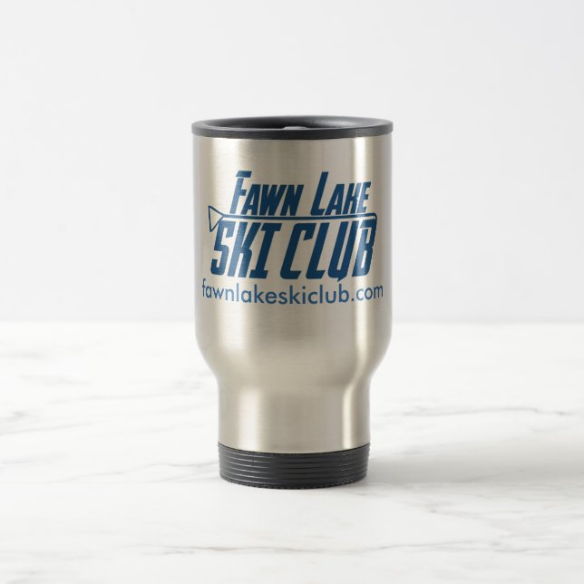 Stainless Steel 15 oz Travel/Commuter Mug (Center)
