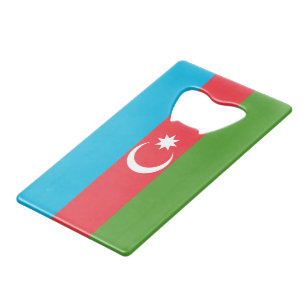 Stainless Steel Bottle Opener flag of Azerbaijan