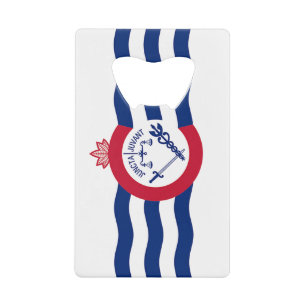 Stainless Steel Bottle Opener flag of Cincinnati