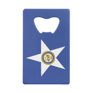 Stainless Steel Bottle Opener Houston flag