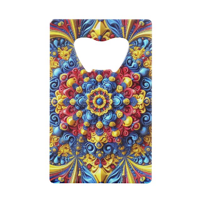 Stainless Steel Bottle Opener with Romanian Colour (Front)