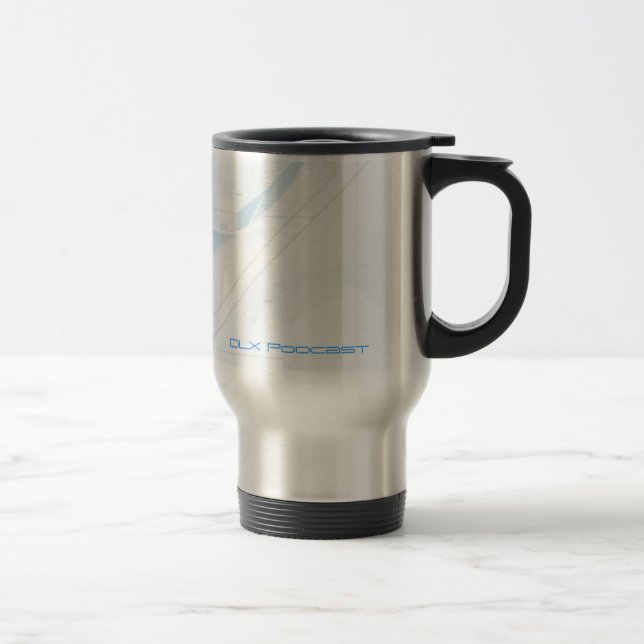 Stainless Steel DLX Podcast Mug (Right)