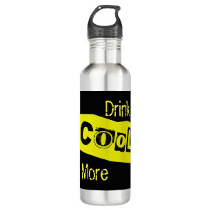 Stainless Steel Drink more Text 710 Ml Water Bottle