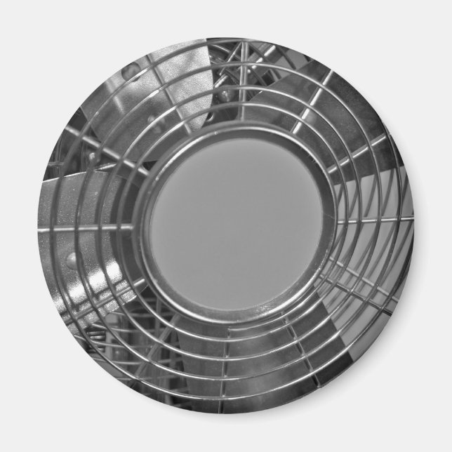 Stainless Steel Fan Magnet (Front)