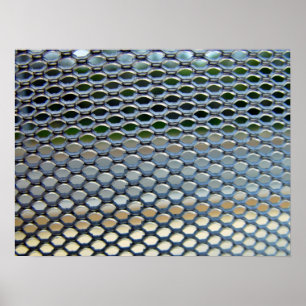 Stainless steel  grille poster