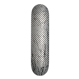Stainless Steel Grunge Mesh skateboard