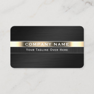 Stainless steel metal gray gold  business card
