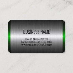 Stainless Steel Metal Look #2 Business Card