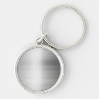 Stainless Steel Metal Look Key Ring