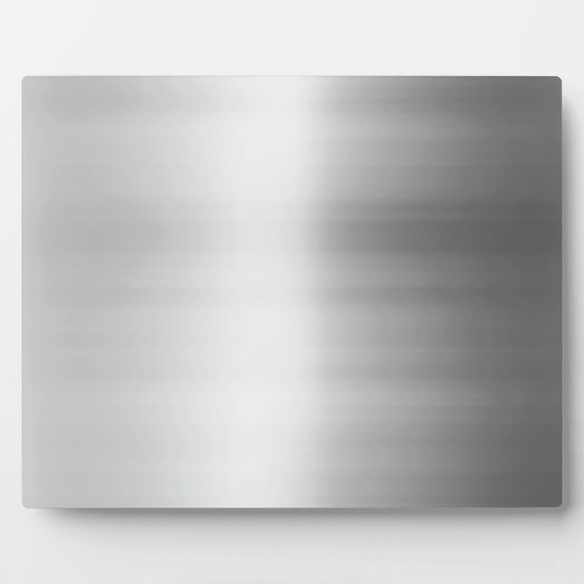 Stainless Steel Metal Look Plaque (Front)