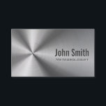 Stainless Steel Meteorological Business Card<br><div class="desc">Stainless Steel Meteorological Business Card.</div>
