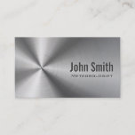 Stainless Steel Meteorological Business Card<br><div class="desc">Stainless Steel Meteorological Business Card.</div>
