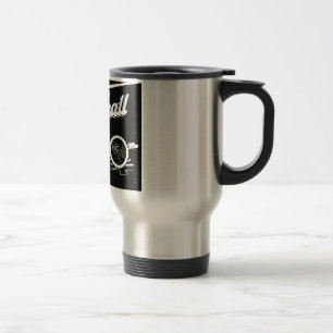 Stainless Steel Nineball 15 oz Travel Mug